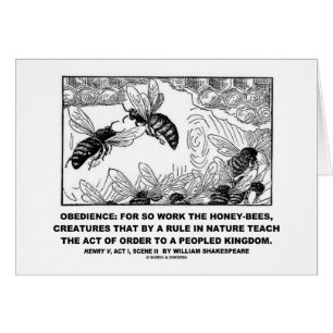 Abeilles Henry V Shakespeare de travail