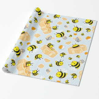 ABEILLES ! Papier cadeau