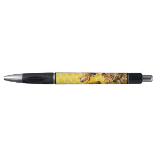 Abeilles sur Honeycomb - Stylo