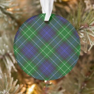 Abercrombie Blue Green Tartan Plaid Scottish