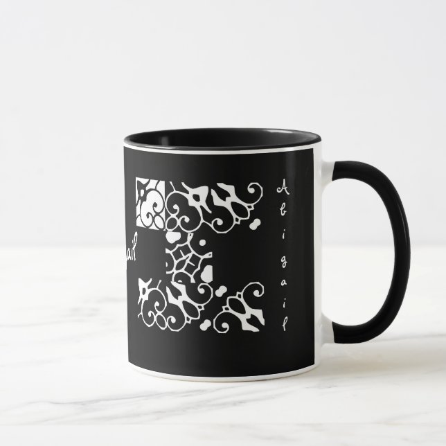 Abigail III Nom du concepteur Mug (Droite)