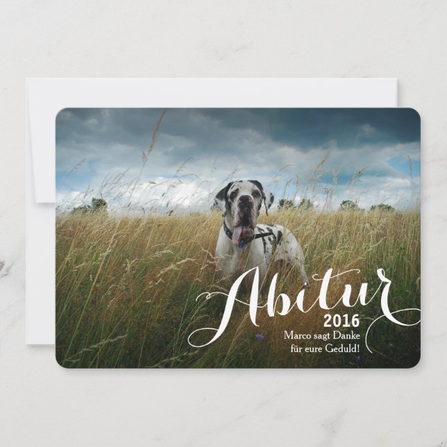 Abitur Karten (Devant)