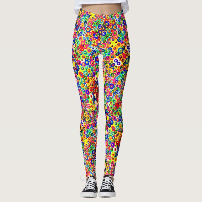 ABL - 0272 - Dotting coloré - Leggings (Devant)