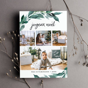 Abondance en hiver   Carte de collage photo de vac