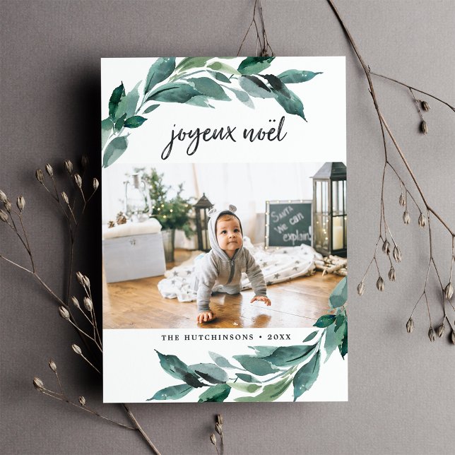 Abondance en hiver | Carte photo de vacances (Créateur téléchargé)