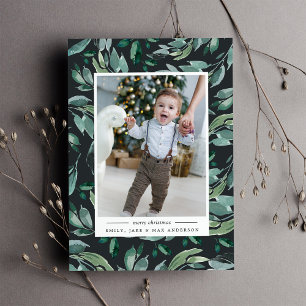 Abondance en hiver   Carte photo de vacances