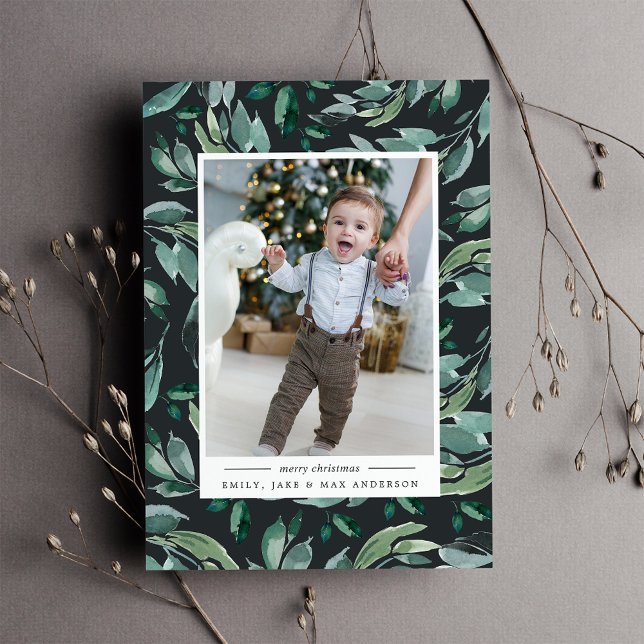 Abondance en hiver | Carte photo de vacances (Créateur téléchargé)