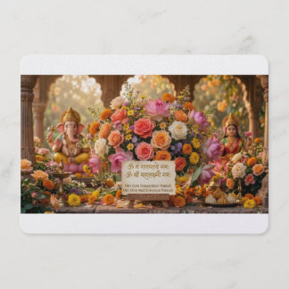 Abondance Florissante - Ganesha & Lakshmi