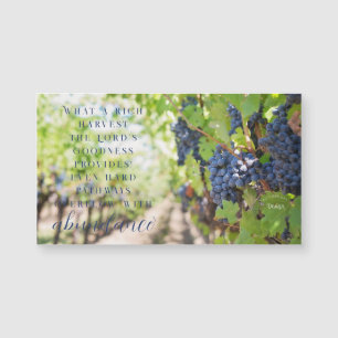 Abondance Inspirational Harvest Photographe Magnet