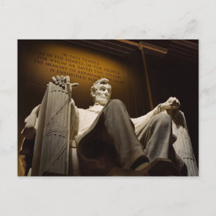 abraham lincoln carte postale