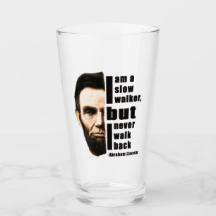 Abraham lincoln Citations Coupe de verre