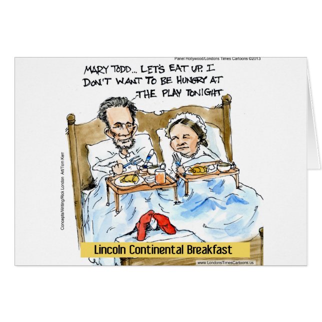 Abraham Lincoln & Mary Todd Petit Déjeuner En Cham (Devant horizontal)