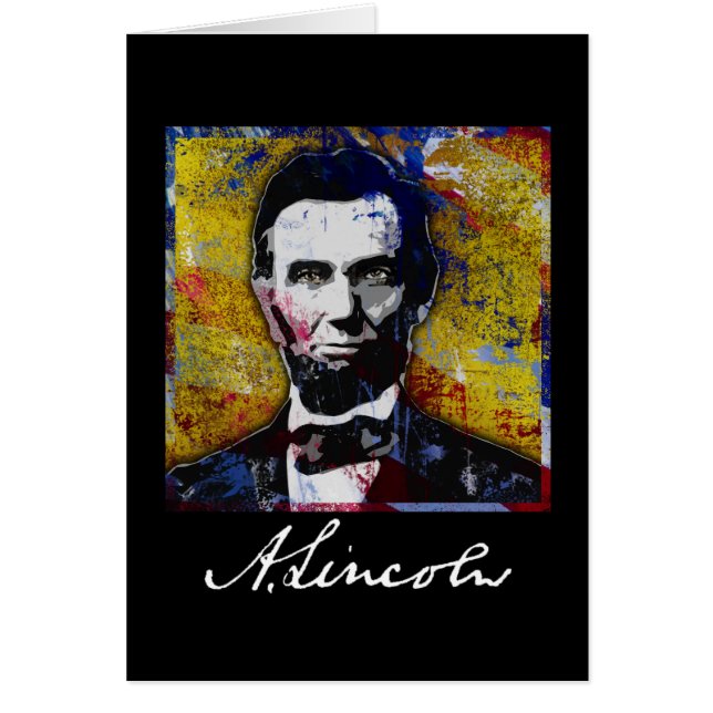 Abraham Lincoln - peinture (Devant)