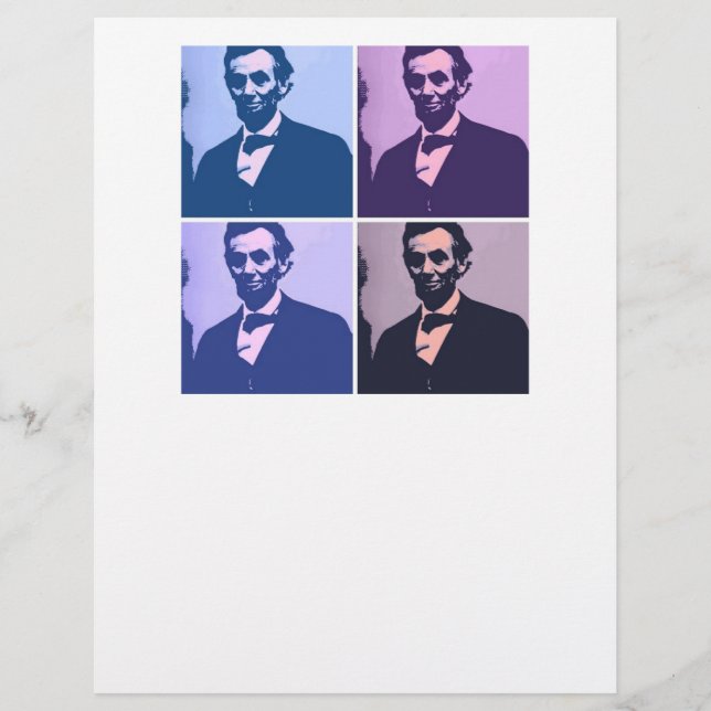 Abraham Lincoln Pop Art (Devant)