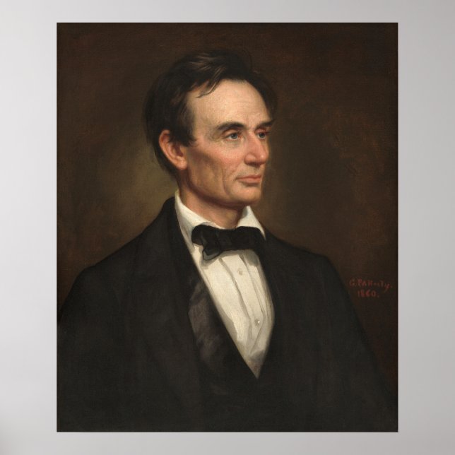 Abraham Lincoln - Poster de George Healy Fine Art (Devant)