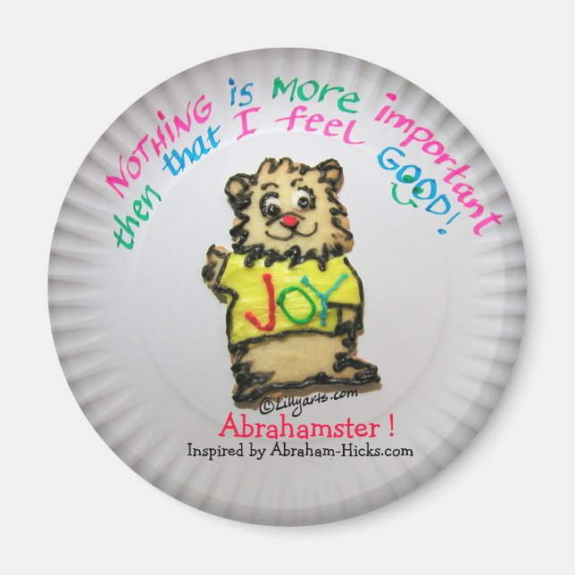 Abrahamster Cookie Joy Magnet (Devant)
