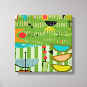 Abrégé sur enveloppé moderne #18 toile de la