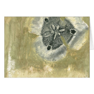 Abrégé sur Flowerhead avec la texture vitrée