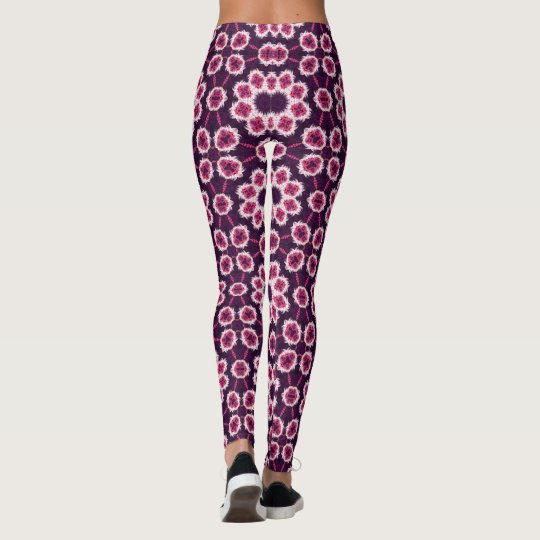 Abrégé sur rose fleur leggings