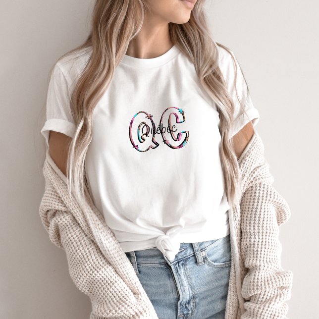 Abréviation de T-shirt QC - Québec (Créateur téléchargé)