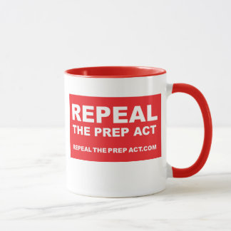 Abroger la loi PREP - Mug à café à deux tons