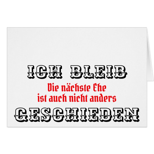 Absage an die Männerwelt (Devant horizontal)