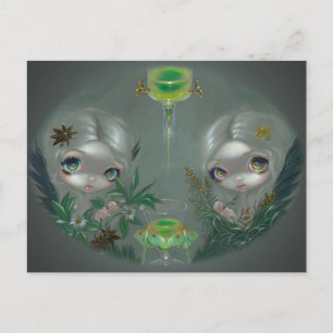 "Absinthe :  Carte postale Anise et Artemisia"