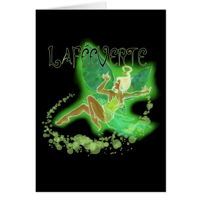 Absinthe Délicate La Fee Verte II (Devant)