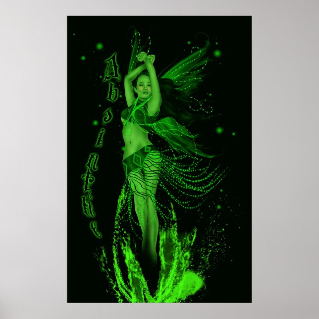 absinthe fairy poster (Devant)