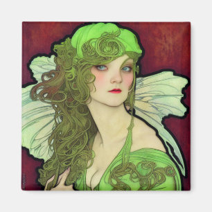Absinthe Green Fairy Magnet