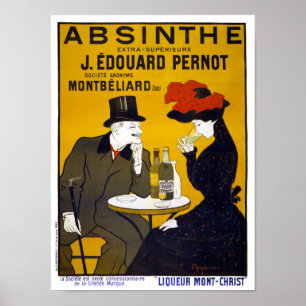 Absinthe Poster vintage restauré