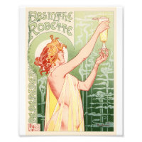 Absinthe Robette - Poster vintage d'alcool