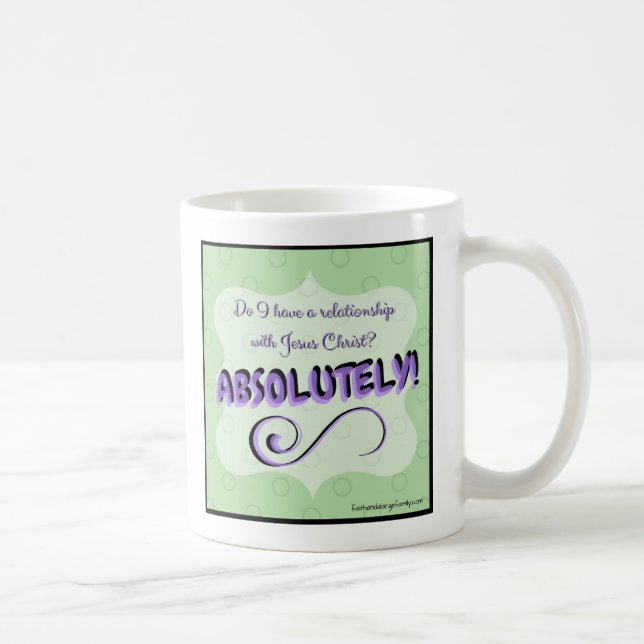 Absolument ! Tasse de café inspirée (Droite)