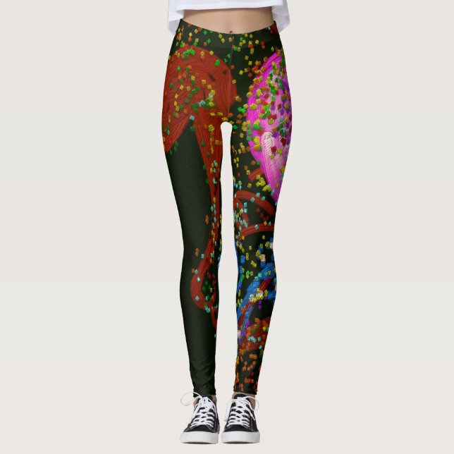 Abstract Art Leggings (Devant)