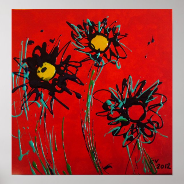 abstract art poster (Devant)