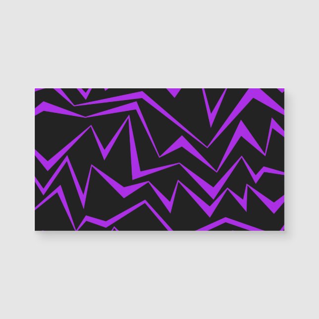 Abstract, bold, vibrant geometric zigzag pattern (Devant)