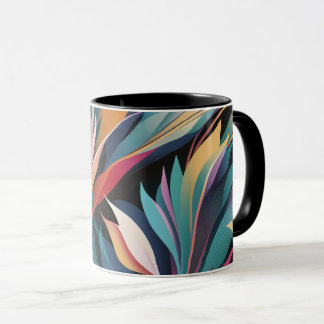 abstract coffee mug