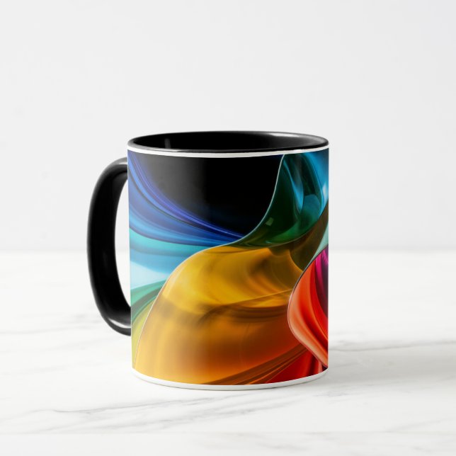 abstract color coffee mug (Devant gauche)