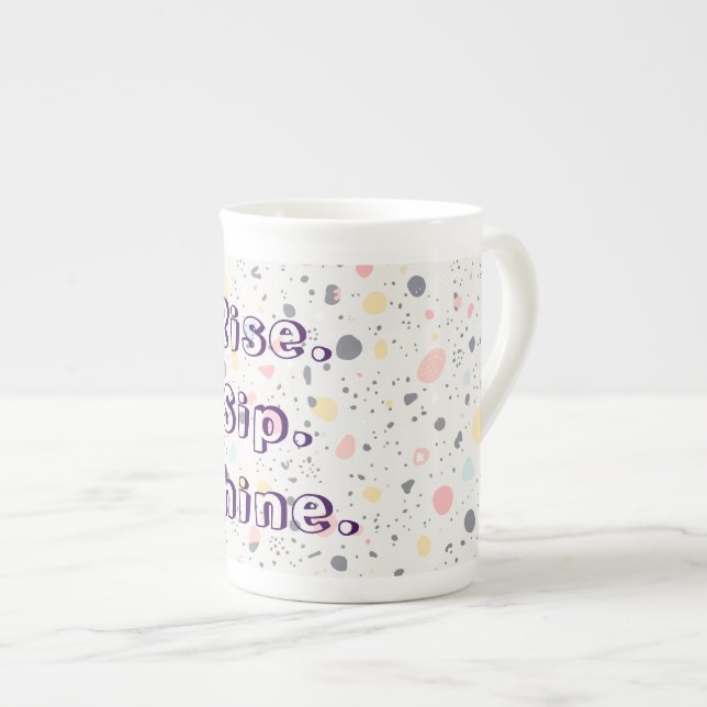 Abstract Confetti Mug – Modern High-Energy Pattern (Devant droit)
