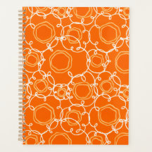 Abstract Floral Matrix (Orange) Fine Art