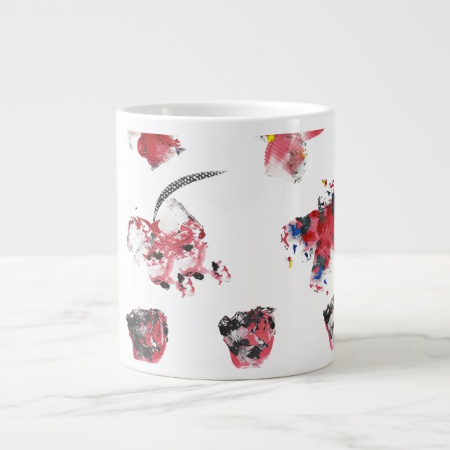 Abstract Floral Mug (Devant)