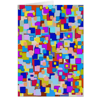 Abstract Flowers Squared