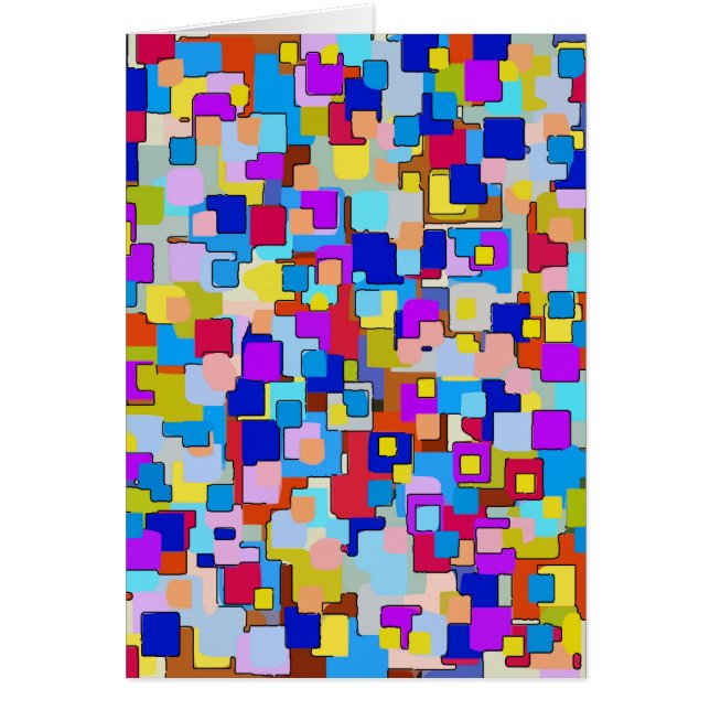 Abstract Flowers Squared (Devant)