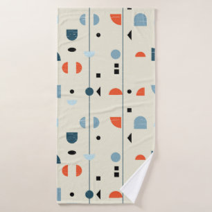 Abstract geometric seamless pattern inspired by mi