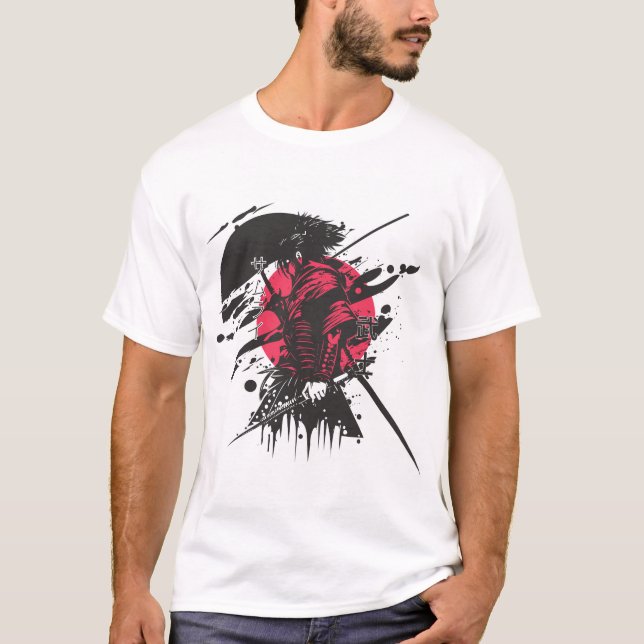 Abstract Pink Elephant Graphic T-Shirt | Modern Gr (Devant)