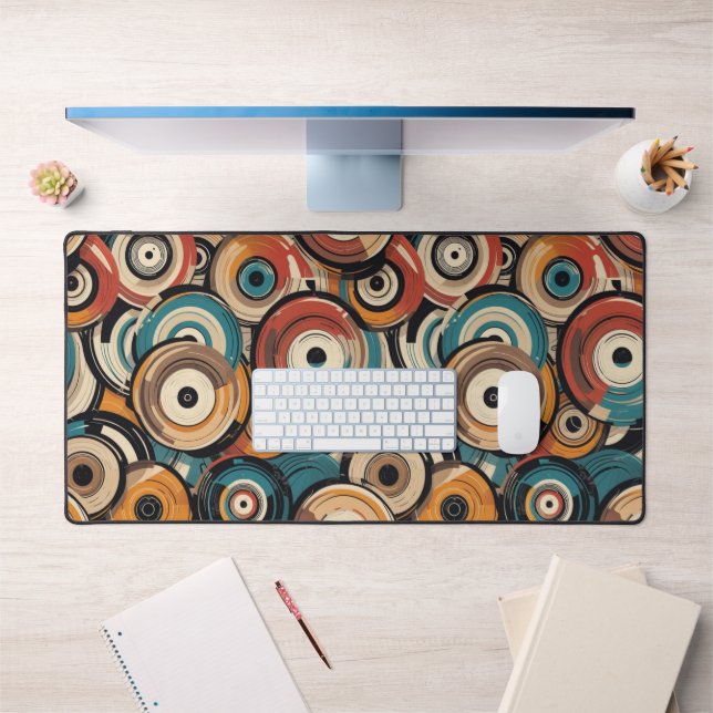 Abstract Records Desk Mat (Bureau 1)