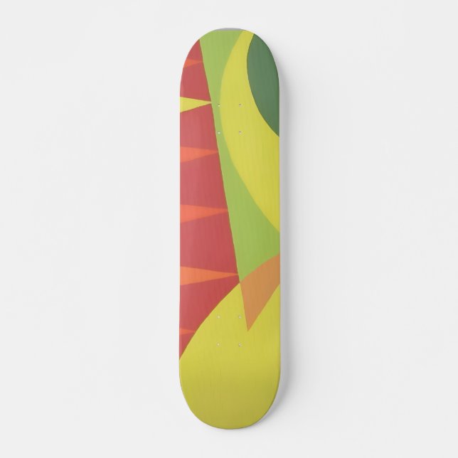 Abstract Tropicana Skateboard Deck (Devant)