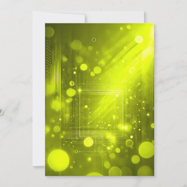 Abstract yellow lights and shapes (Devant)