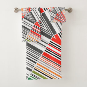 Abstrait à rayures à rayures rayées ethno triba