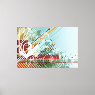 Abstrait Art 28 Toile enveloppée